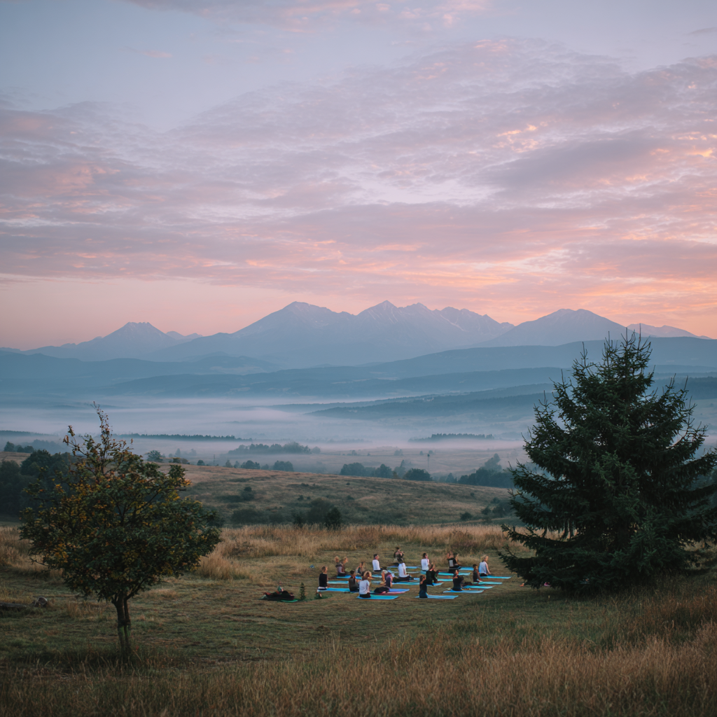 Йога медитация в спокойна обстановка